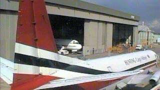 preview picture of video 'More Vanguard Aircraft this time at Hunting Cargo Airlines'