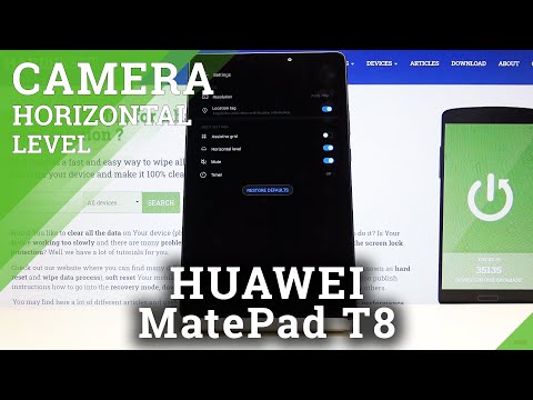 How to Turn On Level in Camera in HUAWEI MatePad T8 – Horizontal Level