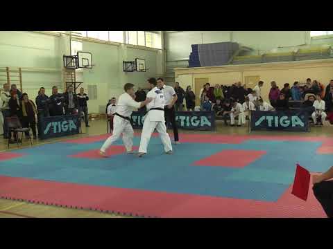 Волынко Константин vs Попов Владимир финал первенство Краснодара по киокусинкай