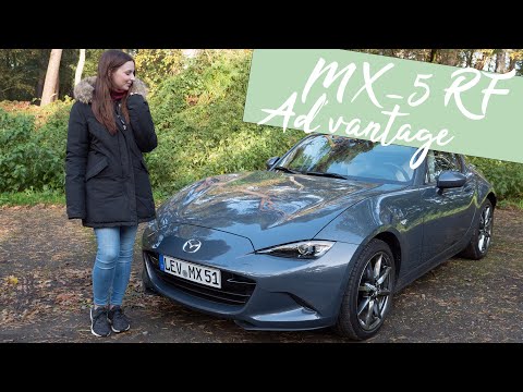 Larissa fährt den 2021 Mazda MX-5 RF AD'VANTAGE Design [4K] - Autophorie