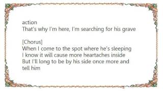 Hank Williams - Searching for a Soldier&#39;s Grave Lyrics