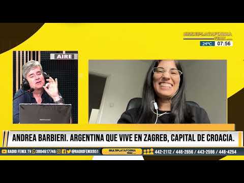 ANDREA BARBIERI. ARGENTINA QUE VIVE EN ZAGREB, CAPITAL DE CROACIA.