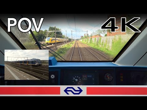 Spotter spots the TRAIN DRIVER'S POV Amersfoort de Zanderij - Zwolle 15jun SNG 2019