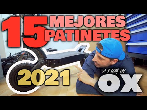 🛴15 MEJORES PATINETES ELECTRICOS de 2021 ⚡️ POTENTES, BARATOS & PREMIUM