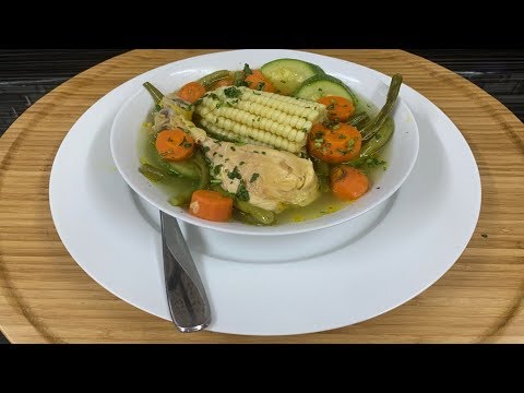 Caldo De Pollo Con Verduras Video