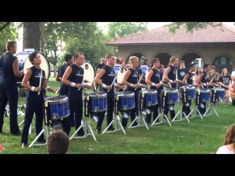 Blue stars Drumline 2014 in the Lot