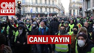 Fransa Yanıyor: Sarı Yelekliler Sokakta! | CANLI HABER