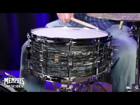 Used - Ludwig LS403 Classic Maple 6.5x14" 10-Lug Snare Drum Black Oyster Pearl image 2