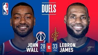 LeBron James - Cleveland Cavaliers - John Wall - Washington Wizards