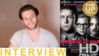 Jannis Niewöhner interview on Munich: The Edge of War video