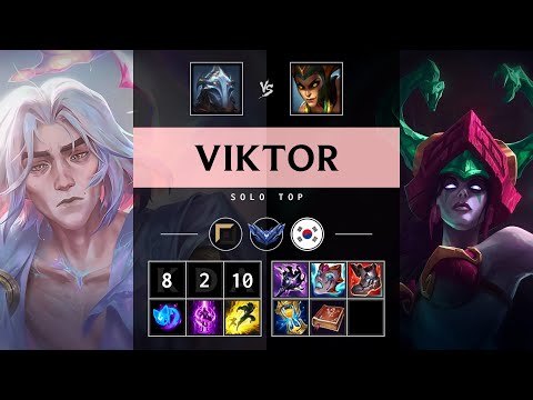 Viktor Top vs Cassiopeia: Killing spree - KR Diamond Patch 25.S1.1