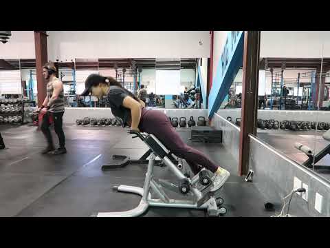 Leg hyperextension exercise sale