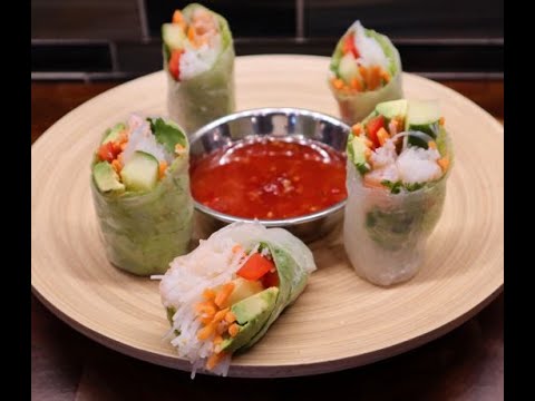 Fresh Thai Rice Paper Spring Roll
