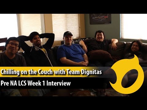 Chilling on the couch with Team Dignitas: Pre NA LCS Week 1 Interview