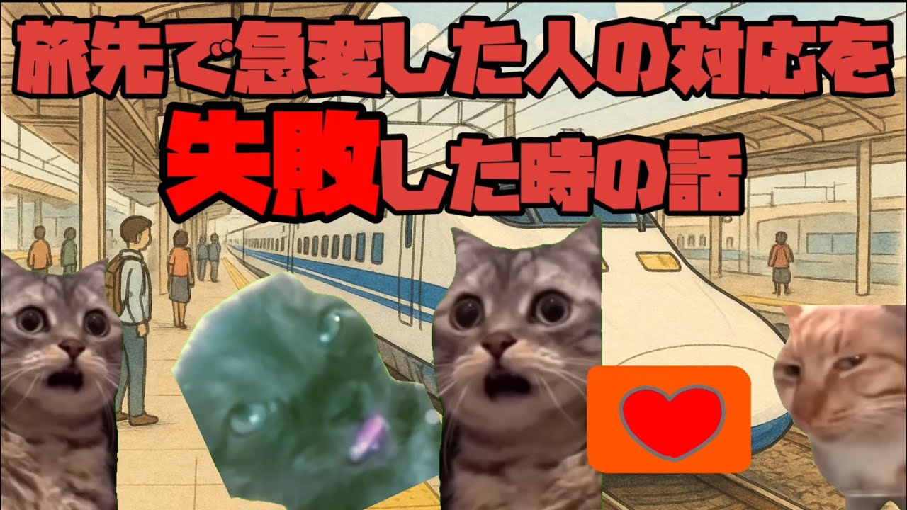 旅先で急変した人の対応を失敗した時の話