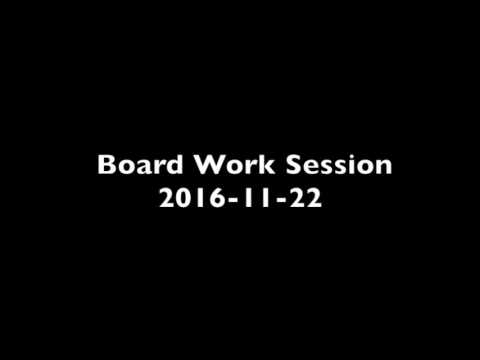 Work Session 11/22/16