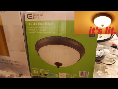 How to Probably Install LED Flush Mount Light