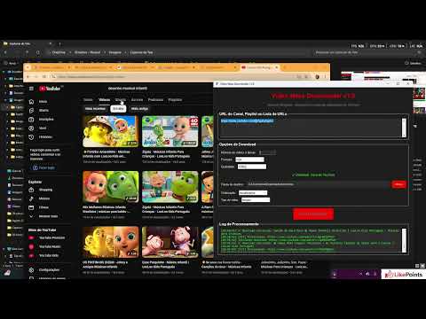 Mass download Videos ( Like points ) 