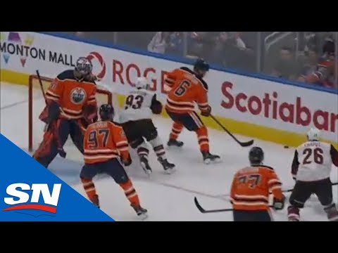 Terrible Turnover By Oilers’ Adam Larsson Gives Arizona Coyotes An Easy Goal