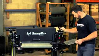 Deburring with the SuperBrush Sander