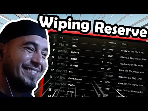 WIPING THE SERVER ON RESERVE - 10 PMC Kills! - Escape From Tarkov Highlights!