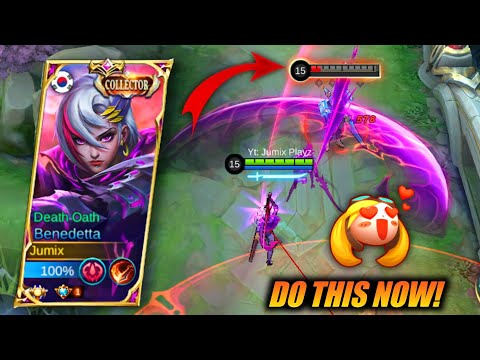 BENEDETTA TIPS AND TRICKS 2022 TO DESTROY HIGH SUSTAIN HEROES | TOP 1 GLOBAL BENEDETTA