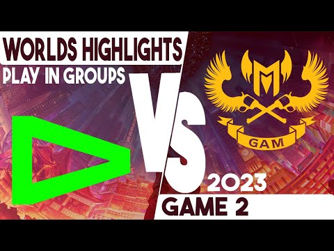 LLL vs GAM Highlights Game 2 | Worlds 2023 | LOUD vs Gam Esports