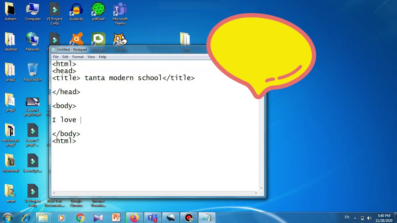 Prep 2 - Create wepb pages using HTML