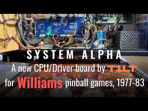 System Alpha - A New CPU/Driver PCB for your 1977-83 Williams Pinball - How to Install 🪛