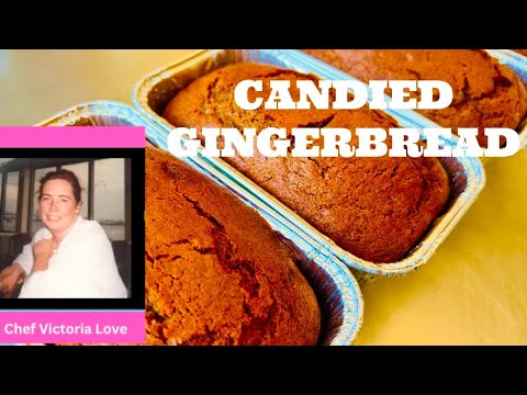 CANDIED GINGERBREAD MINI LOAVES w/ Molasses, Cinnamon & Orange Zest | Recipe from Chef Victoria Love