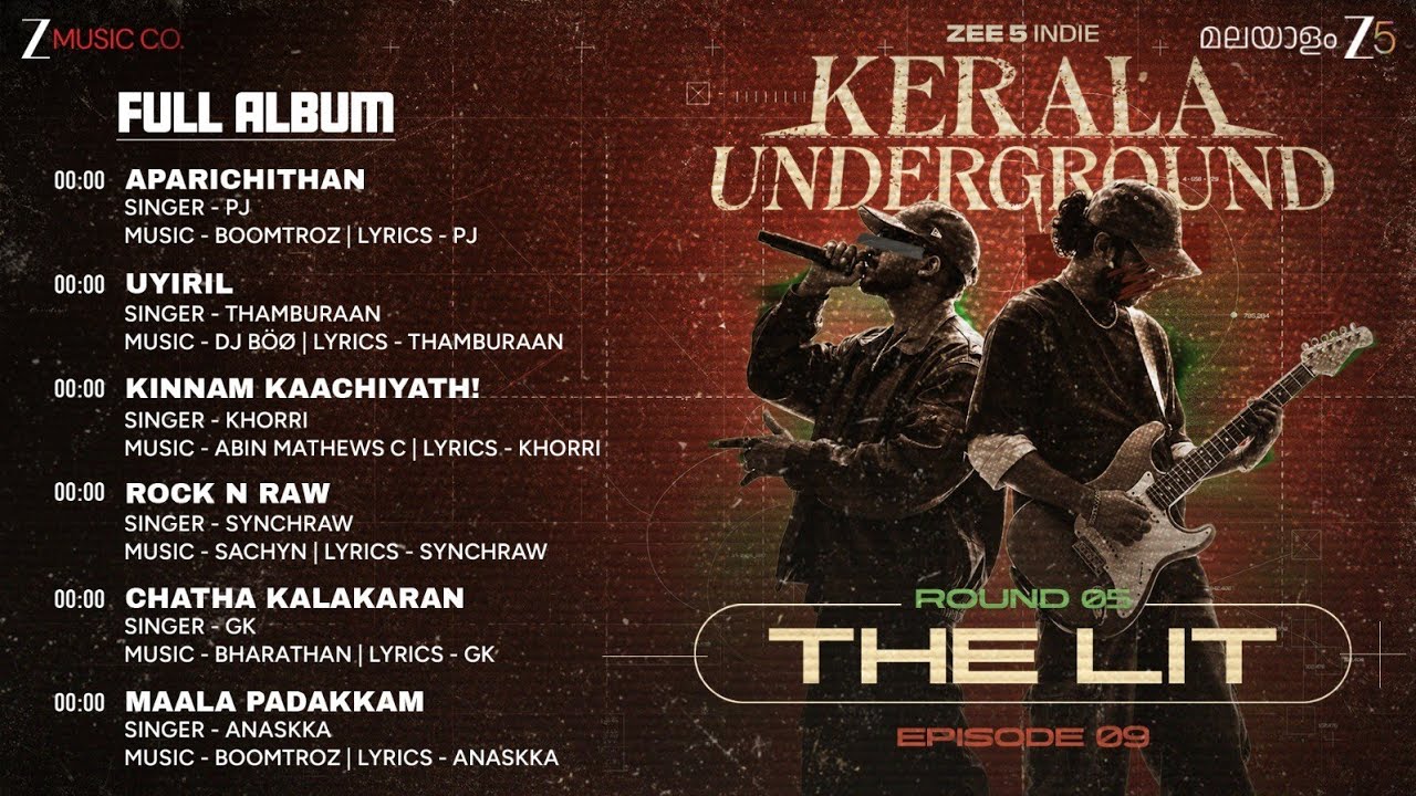 Kerala Uderground - The Lit | Full Album | Dabzee, The Imbachi, Parimal Shais, MC Couper