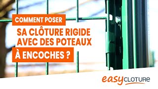 Comment poser un grillage de clôture rigide