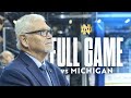 FULL GAME Notre Dame Hockey Vs No 13 Michigan 12 1 23