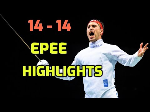 14 - 14 MATCH POINT Epee Fencing Highlights