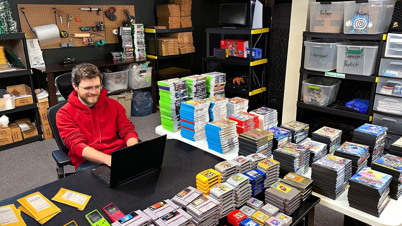How I Sold $3 Million of Video Games from my Basement