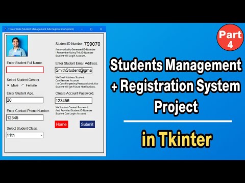 Tkinter Input Validation Message Box Tutorial Python Registration Form Part 4