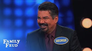 George Lopez gives a tortilla tutorial... | Celebrity Family Feud