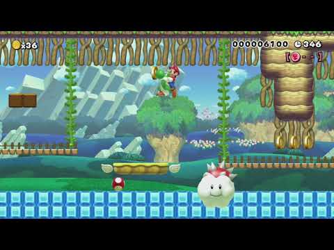 WORLD 4-7　～いったりきたり トゲマンネン～ by シュン - Super Mario Maker - No Commentary 1bo