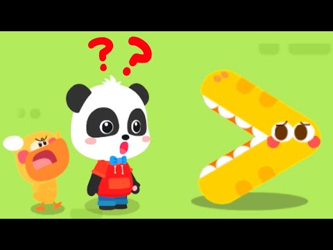 Little Panda's Learning Academy #27 - Help Kiki and Quacky to Find Big Mouth Monsters - BabyBus Game