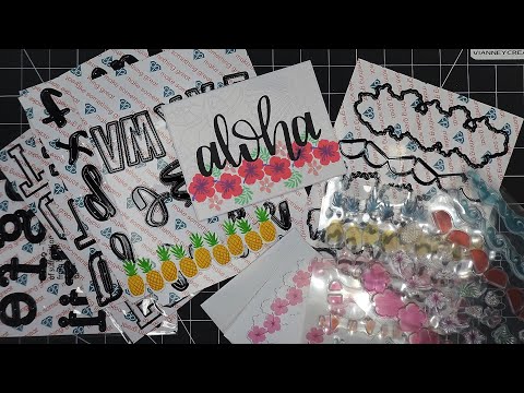 Diamond Press Summertime Borders Stamps & Dies and Mega Alphabet Dies Bundle Review Tutorial!