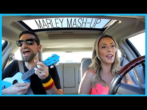 Bob Marley MASHUP - Car Cover - One Love / Could You Be Loved / Mellow Mood - Candace Leca