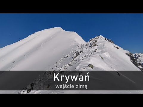 Krywań - wejście zimą