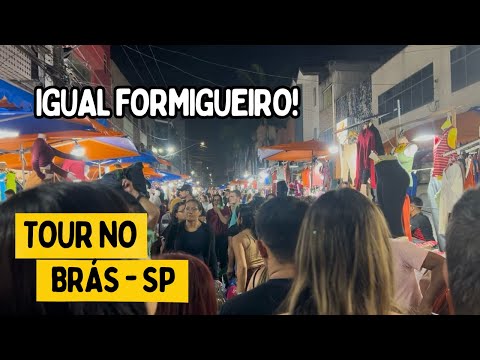 TOUR NO BRÁS HOJE (Feirinha da Madrugada) - COMO ESTA AGORA O BRÁS, VOCÊ NÃO VAI ACREDITAR!