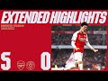 EXTENDED HIGHLIGHTS | Arsenal vs Sheffield United (5-0) | Nketiah, Vieira & Tomiyasu
