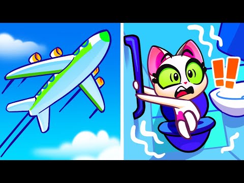 ✈️ Restroom in the Airport 🚽 Where Is My Potty Stories for Kids by Purr Purr 😻