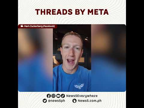 Meta, inilunsad ang bagong social media app na Threads