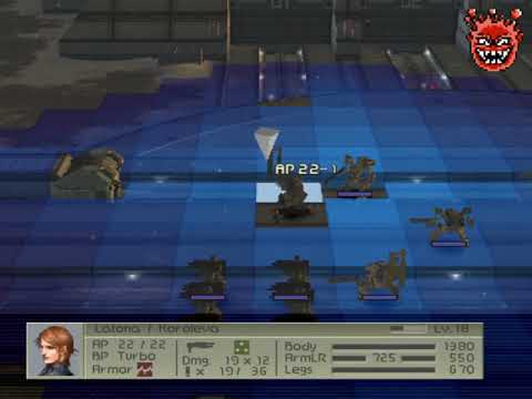 Front Mission 4 (PS2) #38 Stage 24 Zaftran Resource Base | Burst Weapons only