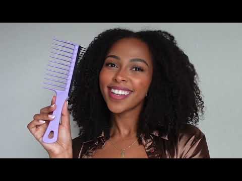 How To Get Curl Definition With The Wide Tooth Comb