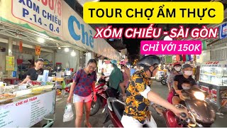 Từ Mỹ về đến Sài Gòn chạy ngay ra khu Xóm Chiếu quận 4 Ăn hàng