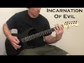CANDLEMASS | Incarnation Of Evil [ rhythm guitar cover ]